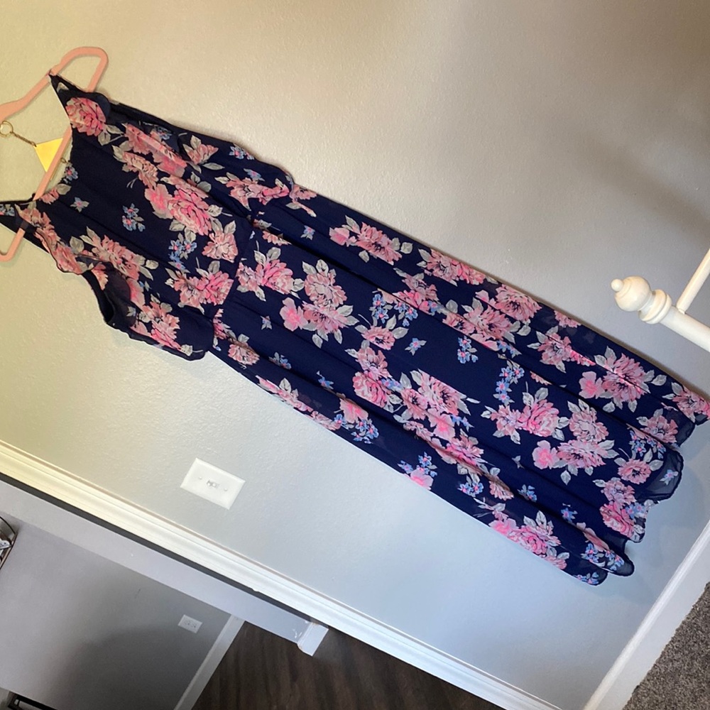 Floral floor length flowy dress